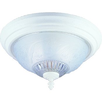 Boston Harbor F155WW02-1068EC3L Two Light Flush Mount Ceiling Fixture, 120 V, 60 W, 2-Lamp, A19 or CFL Lamp