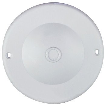 Eaton Cooper Wiring 37150W Pendant Cover, 4 in Dia, Round, PVC, White