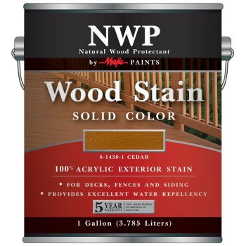 Majic Paints 8-1430-1 Wood Stain, Cedar, Liquid, 1 gal, Can