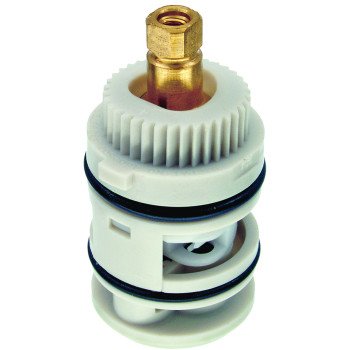 Danco 88197 Faucet Cartridge, Brass/Plastic, 2-3/8 in L, For: Valley Single Handle Kitchen and Bathroom Faucets