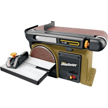 Rockwell RK7866 Belt Sander, 4.3 A, 4 x 36 in Belt, Abrasive Belt, Includes: (1) 45 deg Miter Gauge and (1) Allen Key