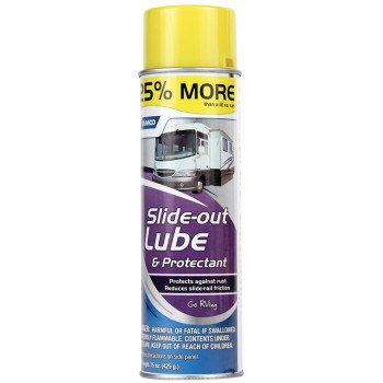 Camco USA 41105 RV Slide-Out Lubricant, 15 oz Aerosol Can, Liquid, Mild Aliphatic