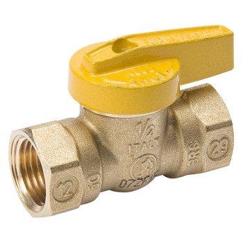 B & K ProLine Series 110-522HC Gas Ball Valve, 3/8 in Connection, FPT, 200 psi Pressure, Manual Actuator, Brass Body