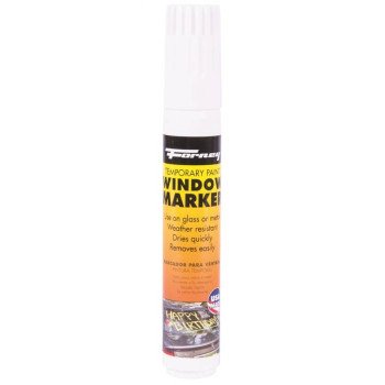 Forney 70853 Solvent Based Window Marker, White