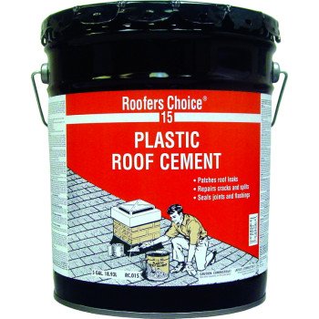 Henry 15 Series RC015070 Roof Cement, Black, Liquid, Paste, 5 gal Pail