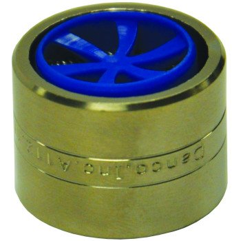 Danco 10482 Faucet Aerator, 55/64-27 Female, Brass, Brushed Nickel, 1.5 gpm