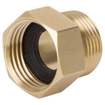 Landscapers Select GHADTRS-7 Hose Connector, 3/4 x 3/4 in, MNPT x FNH, Brass, Brass