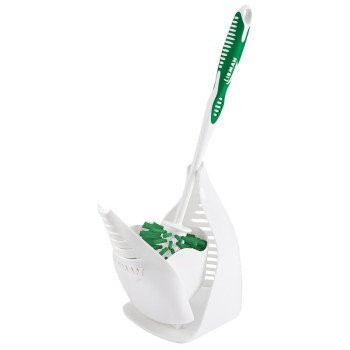 Libman 40 Bowl Brush, 1 in L Trim, PET Bristle, Polypropylene Holder, White Holder