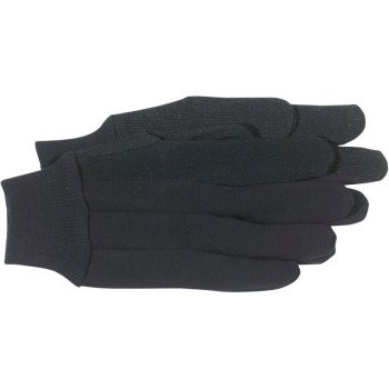 Boss B61021-L Indoor/Outdoor Work Gloves, Men's, L, 8 to 8-3/8 in L, Straight Thumb, Elastic Knit Wrist Cuff, Jersey