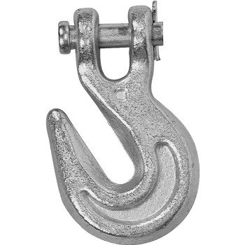 Campbell T9503515 Clevis Grab Hook, 3/8 in, 6600 lb Working Load, 70 Grade, Steel, Yellow Chrome