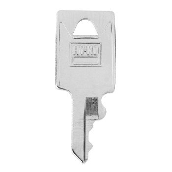 Hy-Ko 1101070S Key Blank, Brass, Nickel-Plated, For: Samsonite 70S Locks