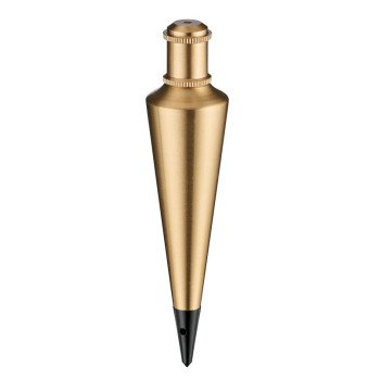 Empire 908BR Plumb Bob, 8 oz, Brass, Lacquer