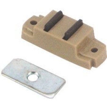 US Hardware WP-9173C Door Catch, Plastic/Steel