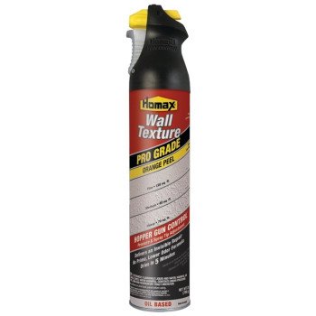 Homax 4555 Wall Texture, Slurry, Solvent, White, 25 oz Can