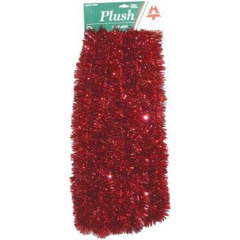 Holidaytrims 3433081 Cascade Christmas Garland, 15 ft L, Plush/PVC, Indoor