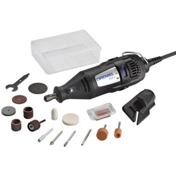 Dremel 200-1/15 Rotary Tool Kit, 0.9 A, 1/8 in Chuck, Barrel Handle, 2-Speed, 15,000 to 35,000 rpm Speed