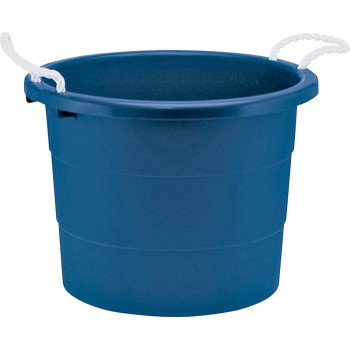 United Solutions TU0014 Utility Tub, 20 gal Capacity, Plastic, Blue