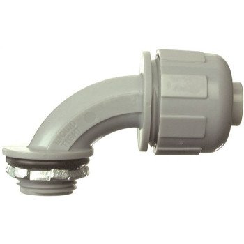 Halex 27692 Quick-Set Connector, 3/4 in Compression, 2.79 in L, PVC, Gray