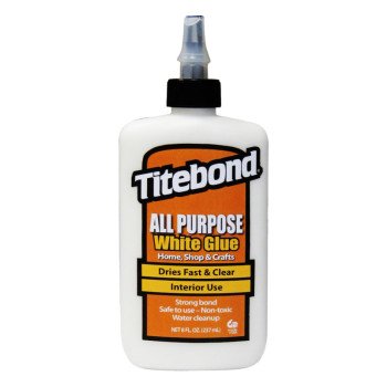 Titebond 5033 All Purpose Glue, White, 8 oz Bottle