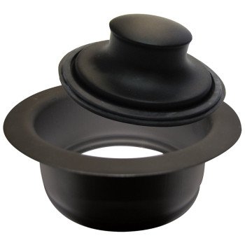 Keeney K5417BLK Flange and Stopper, Brass, Black