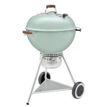 Weber 70th Anniversary Series 19524001 Kettle Charcoal Grill, 363 sq-in Primary Cooking Surface, Rock N Roll Blue