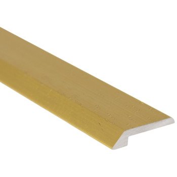 Shur-Trim FA1121HGA03 Molding Tile Edge Cap, 3 ft L, 3/4 in W, Aluminum, Hammered Gold Anodized