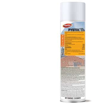 Martin's Pystol Series 82300317 Farm and Dairy Insecticide, Liquid, Strong Alcohol, 20 oz, Aerosol Can