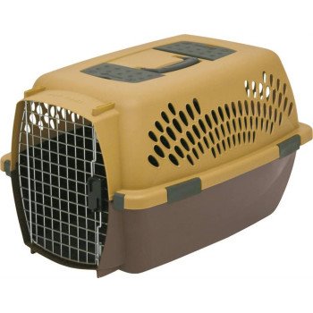 Aspenpet Pet Porter 21089 Fashion Pet Carrier, 24.1 in W, 16.7 in D, 14-1/2 in H, Plastic, Black/Falcon