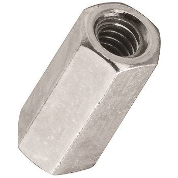 Stanley Hardware 4003 Series N182-659 Coupling Nut, UNC Thread, 10-24 Thread, Steel, Zinc