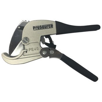 ProSource PE-42-S-3L PVC Pipe Cutter, 1-5/8 in Max Pipe/Tube Dia, Steel Blade