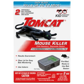 Tomcat 0371510 Disposable Mouse Bait Station, Emerald Green