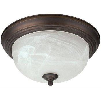 Canarm IFM41313 Ceiling Light Fixture, 2-Lamp, Oil-Rubbed Bronze Fixture