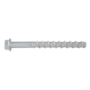 DEWALT Screw-Bolt+ PFM1411480 Screw Anchor, 1/2 in Dia, 6 in L, Carbon Steel, Zinc