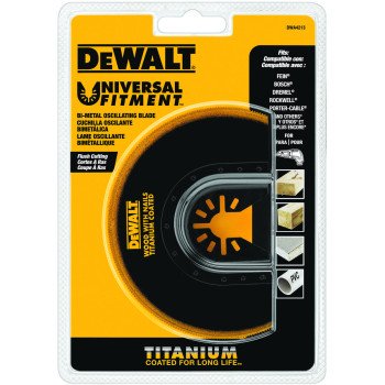 DEWALT DWA4213 Oscillating Blade, 4 in, Titanium