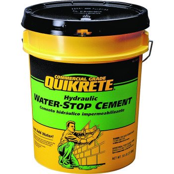 Quikrete 1126-50 Hydraulic Cement, Gray, Solid, 50 lb Pail