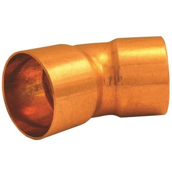 Elkhart Products 31134 Pipe Elbow, 1-1/2 in, Sweat, 45 deg Angle, Copper