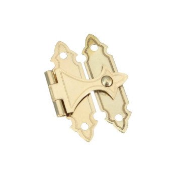 National Hardware V1840 Series N211-946 Door Catch, Brass, Solid Brass, Surface Mounting