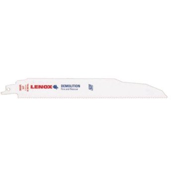 Lenox 22762OSB960R Reciprocating Saw Blade, Applicable Materials: Thick Metal, 1 in W, 9 in L, 10 TPI