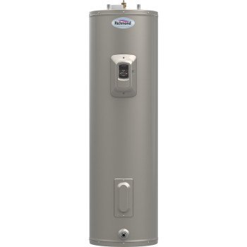 Richmond Essential Series 6E40-DCG Tall Electric Water Heater, 240 VAC, 4500 W, 40 gal Tank, 0.93 Energy Efficiency