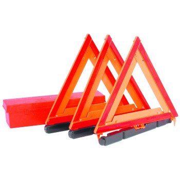 PM 449 Warning Triangle Kit, Fluorescent Orange Reflector