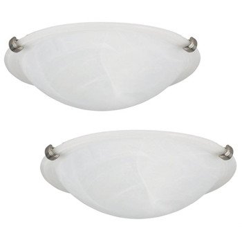 Canarm IFM161251T Ceiling Light Fixture, 110 V, 2-Lamp, Brushed Pewter Fixture