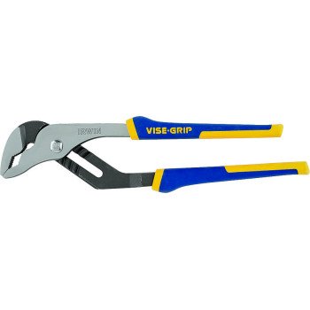 Irwin 2078512 Groove Joint Plier, 12 in OAL, 2-1/4 in Jaw Opening, Blue/Yellow Handle, Cushion-Grip Handle