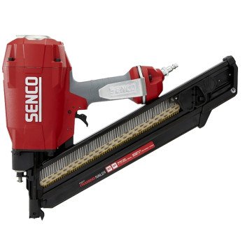 Senco FN91T1 Paper Tape Framing Nailer, 80 Magazine, 34 deg Collation, Angled Strip Collation, 6.7 scfm Air