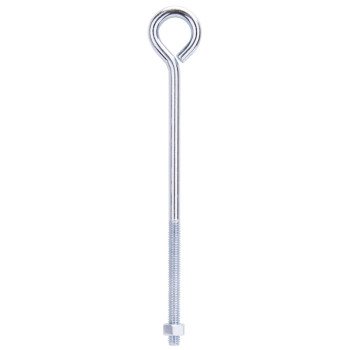 ProSource LR280 Eye Bolt, 7.8 mm Thread, Machine Thread, 3 in L Thread, 5/16 in Dia Eye, 183 lb Working Load, Steel