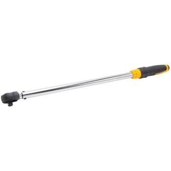 DEWALT DWMT75462 Torque Wrench, 1/2 in Drive, 27-1/2 in OAL, 50 to 250 ft-lb, Steel