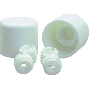 Danco 88877 Twister Bolt Cap, Universal, Plastic, White