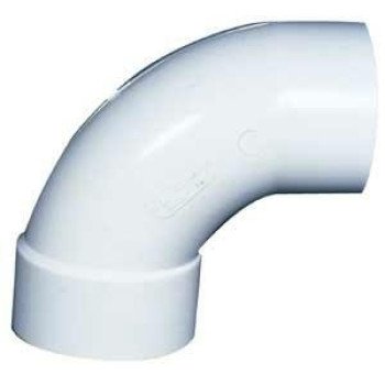 IPEX 040272 Pipe Elbow, 3 in, Hub x Spigot, 90 deg Angle, PVC