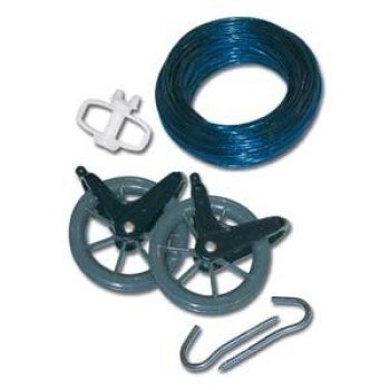 Ben-Mor 90237 Clothesline Kit, (1) 150 ft PVC-Coated Steel Clothesline Includes