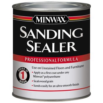 Minwax 657000000 Sanding Sealer, Cream, Liquid, 1 qt, Can