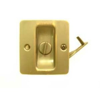 Weiser Square Pocket Door Lock Series 9W10310-016 Privacy, Universal Hand, Venetian Bronze, 2-3/8 in Backset